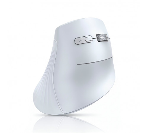Мышь | UGREEN MU008 Ergonomic | цвет: белый | 2.4 ГГц + Bluetooth | вертикальная, бесшумная